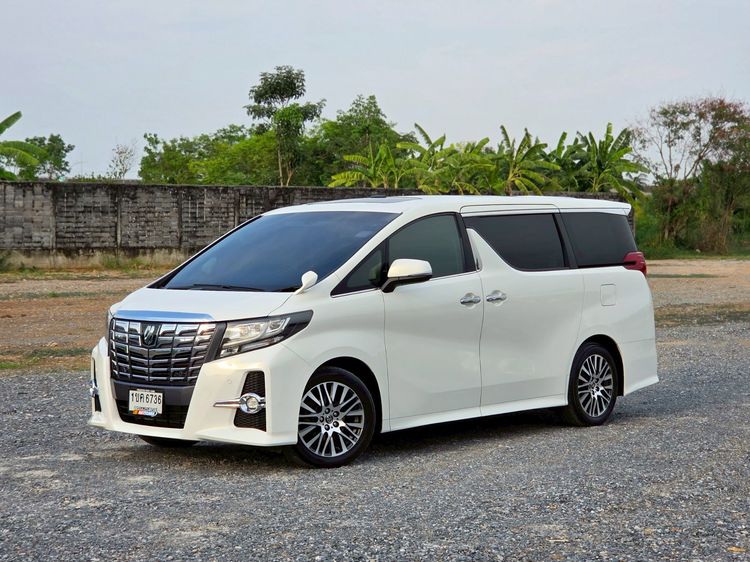 รถ Toyota Alphard 2.5 S C-Package สี ขาว