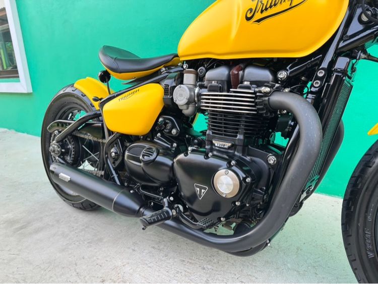 Triumph bobber สีเหลือง ปี17จด18  รูปที่ 8