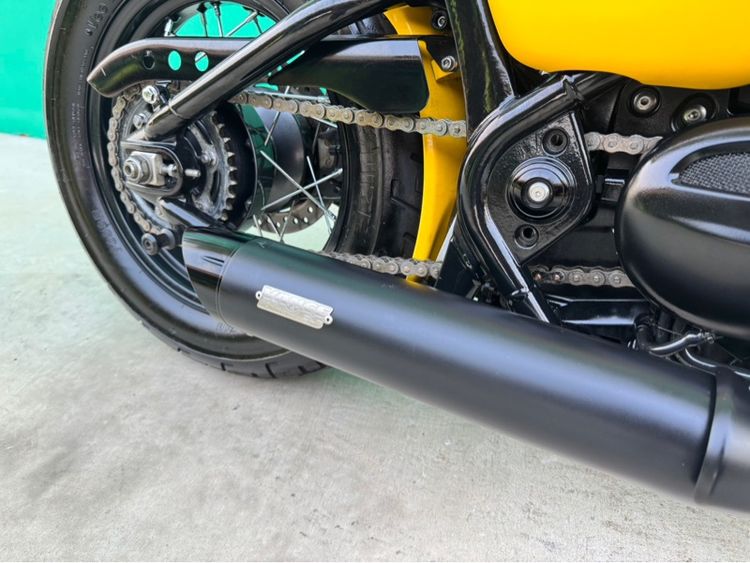 Triumph bobber สีเหลือง ปี17จด18  รูปที่ 9