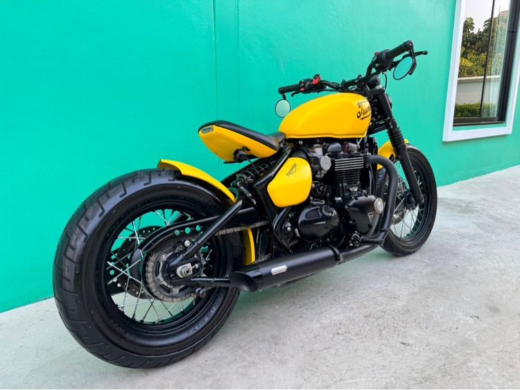 Triumph bobber สีเหลือง ปี17จด18  รูปที่ 3