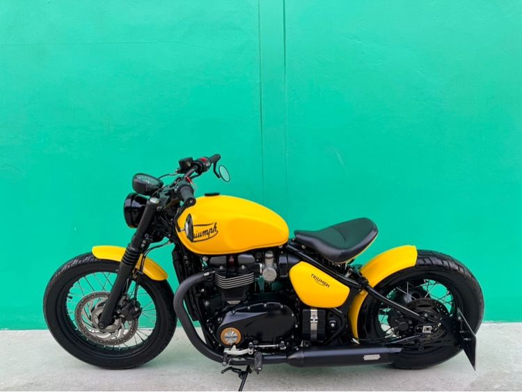 Triumph bobber สีเหลือง ปี17จด18  รูปที่ 15