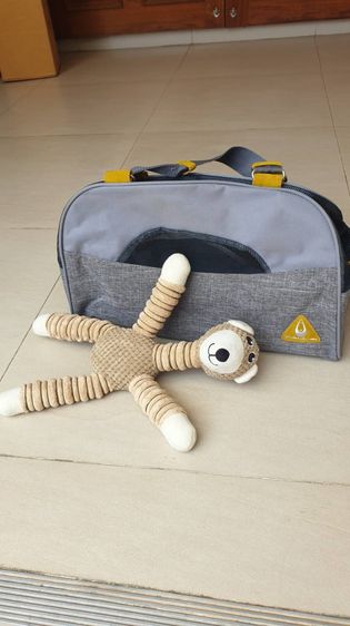 บ้านหมา Size M( 71 X 22.5 X 66 CM.) สีขาว-เทา พร้อมอุปกรณ์ครบชุด  รูปที่ 14