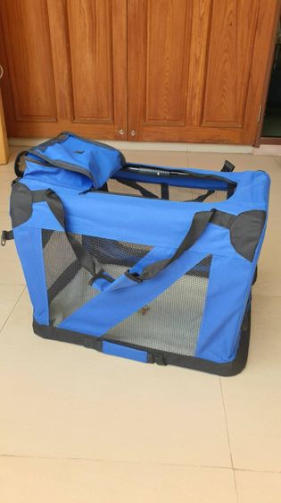 บ้านหมา Size M( 71 X 22.5 X 66 CM.) สีขาว-เทา พร้อมอุปกรณ์ครบชุด  รูปที่ 13