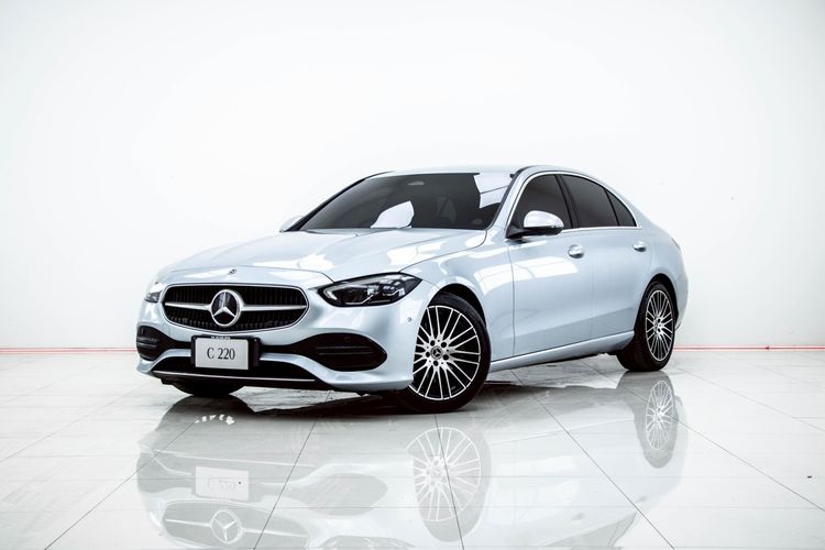 รถ Mercedes-Benz C-Class C220 สี เทา