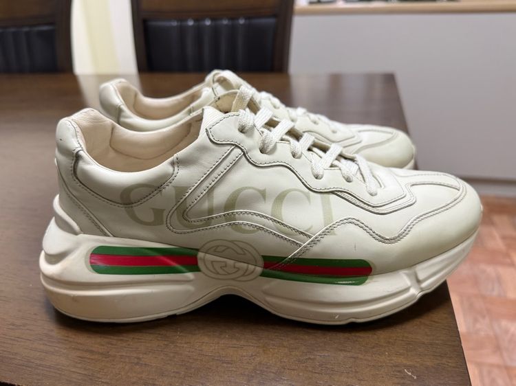 รองเท้า GUCCI Rhyton Logo Leather Sneaker Size 42 รูปที่ 18