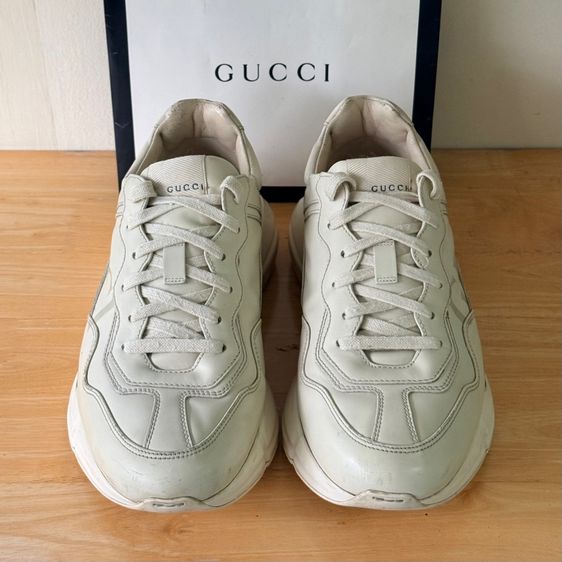 รองเท้า GUCCI Rhyton Logo Leather Sneaker Size 42 รูปที่ 3
