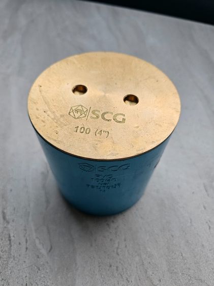 SCG Brass Cleanout 4"100mm- High Quality - New Unused ฝาปิดท่อระบายน้ำทองเหลือง SCG ขนาด 4 นิ้ว - ของใหม่) รูปที่ 2