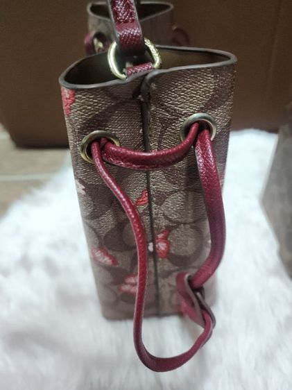 หญิง น้ำตาล หนังเทียม Coach กระเป๋าสพาย