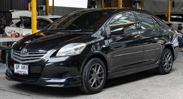 Toyota Vios 2010 1.5 E Sedan เบนซิน ไม่ติดแก๊ส เกียร์อัตโนมัติ ดำ รูปที่ 2