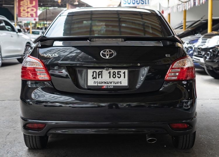 Toyota Vios 2010 1.5 E Sedan เบนซิน ไม่ติดแก๊ส เกียร์อัตโนมัติ ดำ รูปที่ 4