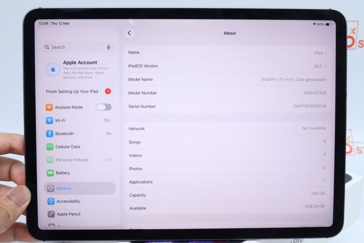 iPad Pro Gen 2 11" 256GB WiFi+Cellular - ID26030145 รูปที่ 13