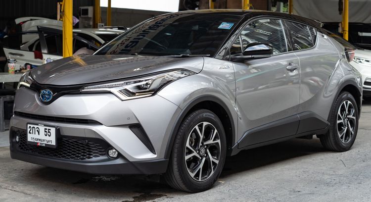Toyota C-HR 2023 1.8 Hybrid Premium Safety Utility-car ไฮบริด ไม่ติดแก๊ส เกียร์อัตโนมัติ เทา รูปที่ 2