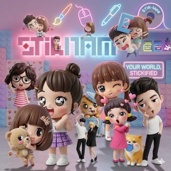 sticker line (STIKNAME.COM)