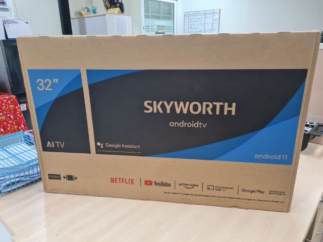 led android tv ยี่ห้อ  SKYWORTH ขนาด 32 นิ้ว  สภาพใหม่มาก ฟังชั่นครบ  ภาพสวย เสียงดี  รูปที่ 3