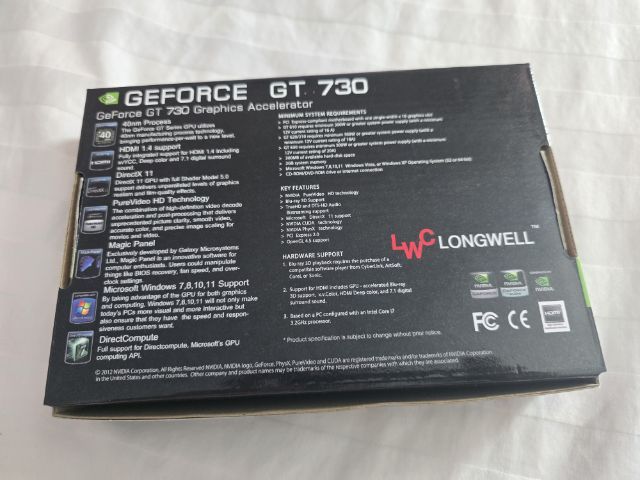 ขายด่วน การ์ดจอ Nvidia gt 730 ddr5  ของใหม่ ยกกล่อง รูปที่ 2