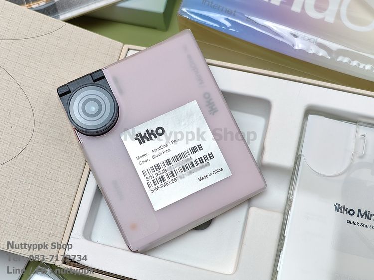 📌 ikko mind One PRO 8-256G มือถือสุด Hype ดีไซน์เก๋สุดๆ สี BrushPink เครื่องใหม่ แกะซีลมาถ่ายรูป ของแถมจัดเต็ม รูปที่ 9