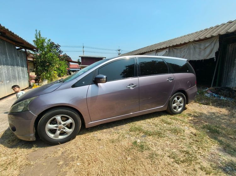 Mitsubishi Space Wagon 2005 2.4 GLS Limited Utility-car เบนซิน ไม่ติดแก๊ส เกียร์อัตโนมัติ ม่วง รูปที่ 2