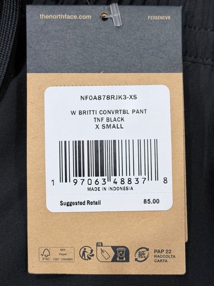 กางเกง The North Face ป้ายห้อย แท้ รูปที่ 3