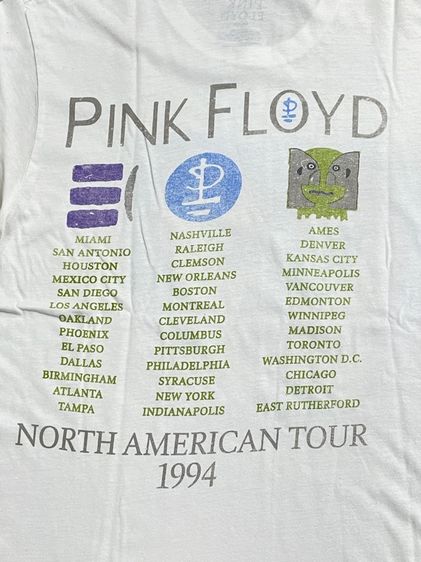 เสื้อยืดวง PINK PLOYD รูปที่ 7