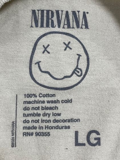 เสื้อยืดวง NIRVANA รูปที่ 4