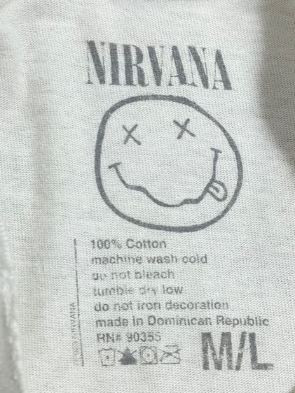 เสื้อยืดวง NIRVANA รูปที่ 4