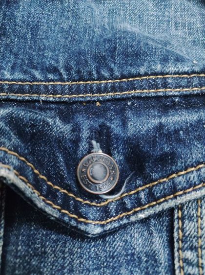 แจ็คเก็ตยีนส์ GAP🧥🤩ลายสวยสวย รูปที่ 8