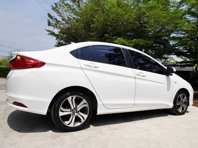 Honda City 2014 1.5 S i-VTEC Sedan เบนซิน ไม่ติดแก๊ส เกียร์อัตโนมัติ ขาว รูปที่ 4