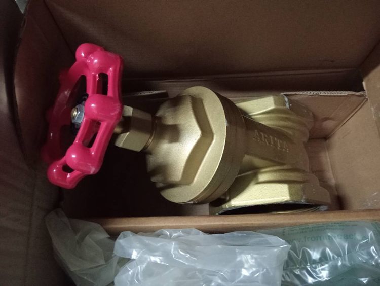 ขาย วาล์วน้ำ ขนาด 4 นิ้ว ทองเหลืองของใหม่ยังไม่ได้ใช้ (Brass Gate Value) ถูกมากๆๆ รูปที่ 3