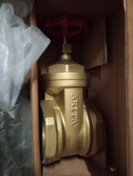 ขาย วาล์วน้ำ ขนาด 4 นิ้ว ทองเหลืองของใหม่ยังไม่ได้ใช้ (Brass Gate Value) ถูกมากๆๆ รูปที่ 2