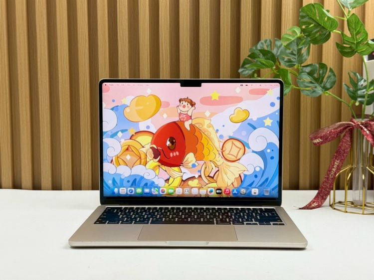 Apple แมค โอเอส 8 กิกะไบต์ อื่นๆ ไม่ใช่ MacBook Air 13.6-inch M3 2024 Ram8GB SSD256GB Starlight 