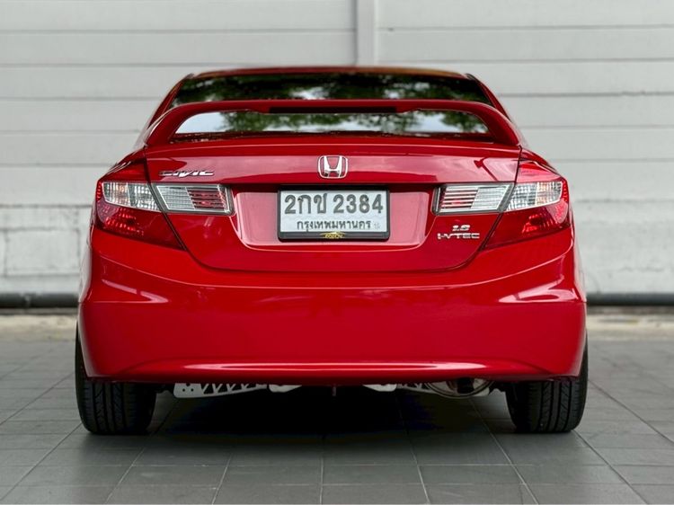 Honda Civic 2013 1.8 E i-VTEC Sedan เบนซิน ไม่ติดแก๊ส เกียร์อัตโนมัติ แดง รูปที่ 4