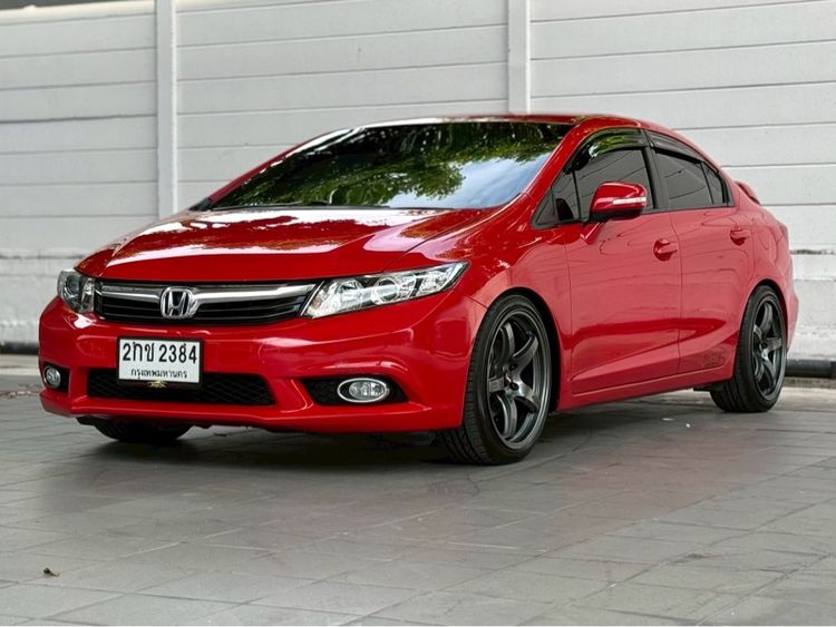 Honda Civic 2013 1.8 E i-VTEC Sedan เบนซิน ไม่ติดแก๊ส เกียร์อัตโนมัติ แดง รูปที่ 3