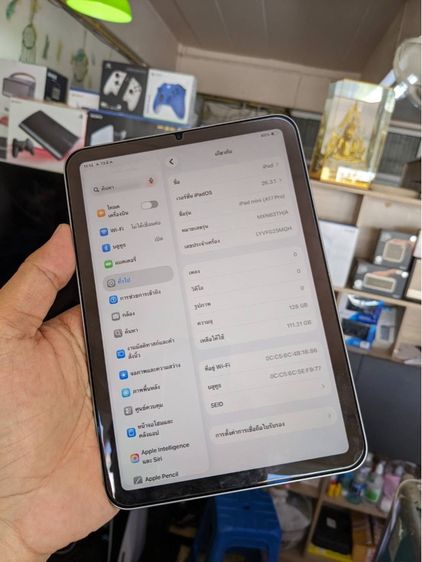  iPad Mini 7 (2024) Wi-Fi 128GB 8.3 inch Space Gray รูปที่ 3