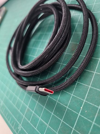 Premium USB-C to USB C Cable with LED Power Display 2m  New สายชาร์จ Type C to Type-C มีไฟ LED บอกสถานะ - ของใหม่) รูปที่ 5