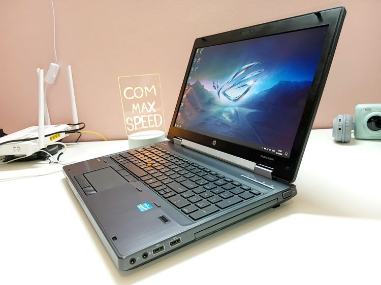 โน๊ตบุ๊ค HP8560w ซีพียู I7-2720QM แรม 8GB HDD 320GB การ์ดจอ AMD FirePro M5950 จอ15.6นิ้ว WIN10 แบต 1ชม. รูปที่ 4