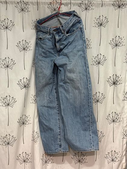 กางเกงยีนส์GU ขากว้างผู้ชายไซส์ 30