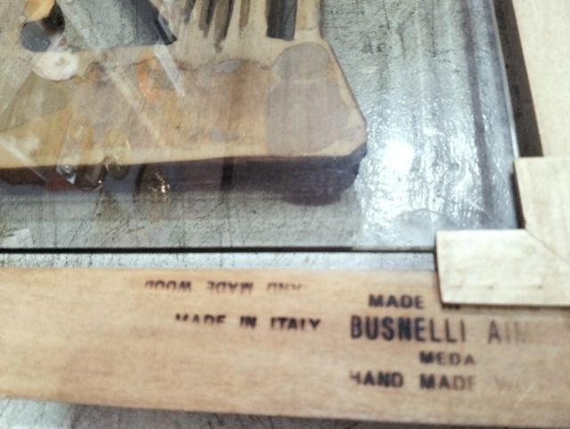 งานไม้ อิตาลี่  กรอบงานมือ กระจกเจียร ติดผนัง รูปที่ 7