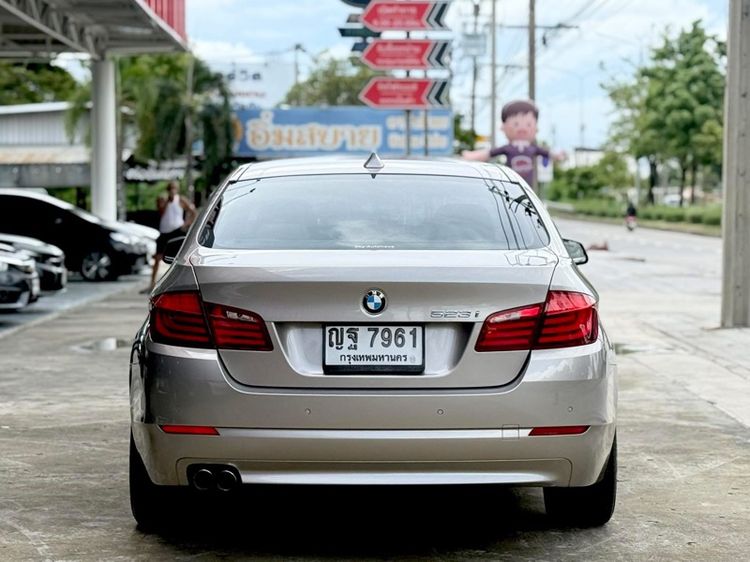 BMW Series 5 2010 523i Sedan เบนซิน ไม่ติดแก๊ส เกียร์อัตโนมัติ บรอนซ์ทอง รูปที่ 3