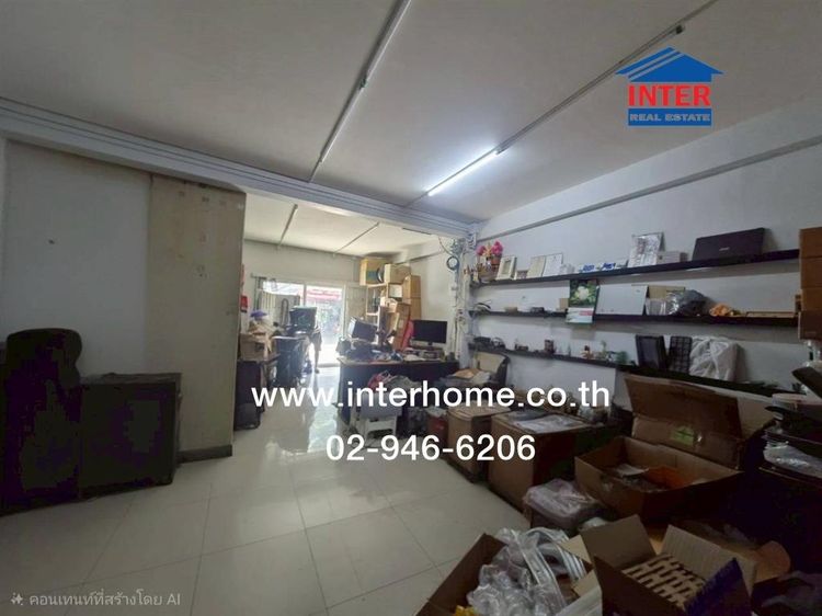 อาคารพาณิชย์ 3 ชั้น 16 ตร.ว. โครงการสหกรณ์เคหะสถาน3 ใกล้โรงเรียนสวนกุหลาบ ซอยติวานนท์-ปากเกร็ด22 ถนนติวานนท์ ถนนเลี่ยงเมืองปากเกร็ด ปากเกร็ด รูปที่ 4