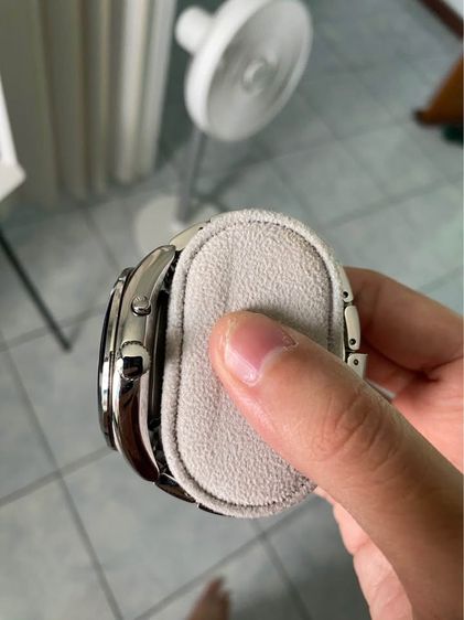 ⌚️ Seiko Kinetic SRN047P1 หน้าปัดน้ำเงิน นาฬิกา Seiko ผู้ชาย พร้อมกล่องหมุนนาฬิกา รูปที่ 8