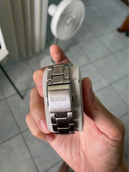 ⌚️ Seiko Kinetic SRN047P1 หน้าปัดน้ำเงิน นาฬิกา Seiko ผู้ชาย พร้อมกล่องหมุนนาฬิกา รูปที่ 7