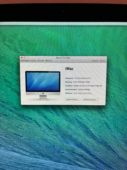 iMac (27-inch, Late 2013) I7  RAM 8G HDD 1TB GTX 780M 4G รูปที่ 4