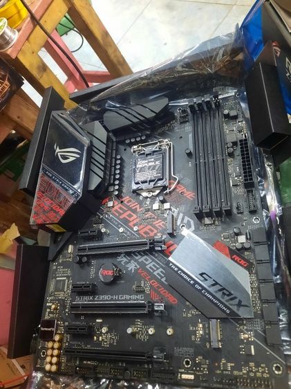 MAINBOARD ASUS ROG STRIX Z390-H GAMING ชฺิฟตัวท๊อปมีกล่องใส่เจน 8-9.ใส่ I9 ได้ใส่ใหัที่ร้านมีนบุรี รูปที่ 2