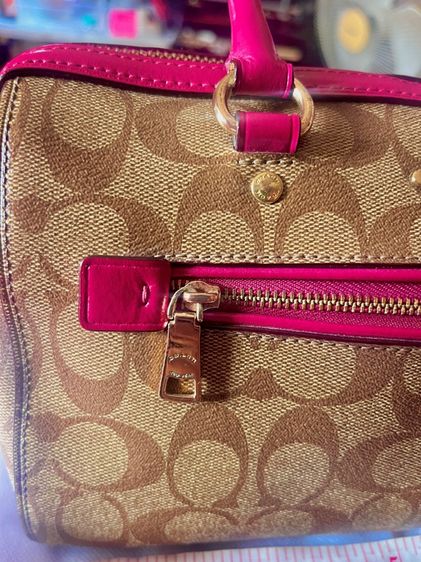 ส่งต่อ Coach Rowan Satchel In Signature Canvas (ทรงหมอน 10") 👜✨ รูปที่ 17