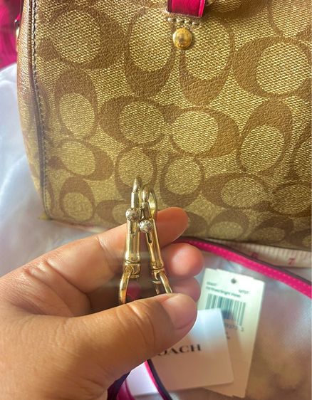 ส่งต่อ Coach Rowan Satchel In Signature Canvas (ทรงหมอน 10") 👜✨ รูปที่ 14