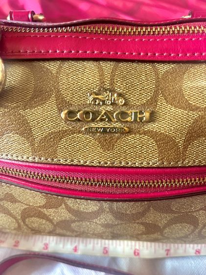 ส่งต่อ Coach Rowan Satchel In Signature Canvas (ทรงหมอน 10") 👜✨ รูปที่ 16