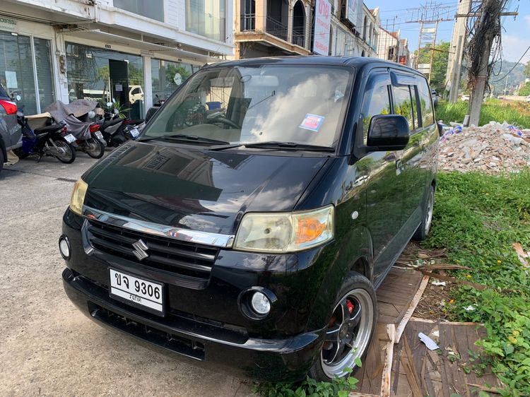 Suzuki APV 2005 1.6 GLX Utility-car เบนซิน ไม่ติดแก๊ส เกียร์อัตโนมัติ ดำ รูปที่ 2