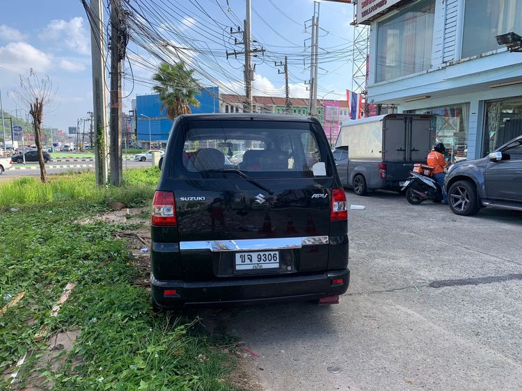 Suzuki APV 2005 1.6 GLX Utility-car เบนซิน ไม่ติดแก๊ส เกียร์อัตโนมัติ ดำ รูปที่ 3