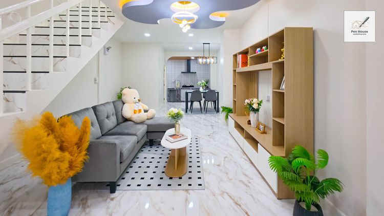 มีบางส่วน ขายทาวน์เฮ้าส์ 2 ชั้น 2 นอน 2 น้ำ หมู่บ้านซิลค์วิลเลจ ซ.สายไหม 54 ทำเลดี รีโนเวทใหม่ แถมเฟอร์นิเจอร์ หิ้วกระเป๋าเข้าอยู่ได้เลย รูปที่ 3