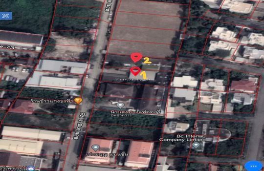 ขายที่ืดิน 2 แปลง สุขุมวิท105 ซอยลาซาล 75 เนื้อที่ 382 ตรว.ทำเลดี ใกล้รถไฟฟ้า ทางด่วน รูปที่ 2